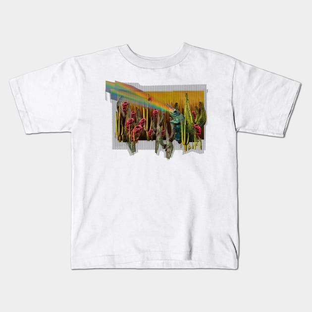 THE KAMELEON Kids T-Shirt by gabor_paszti